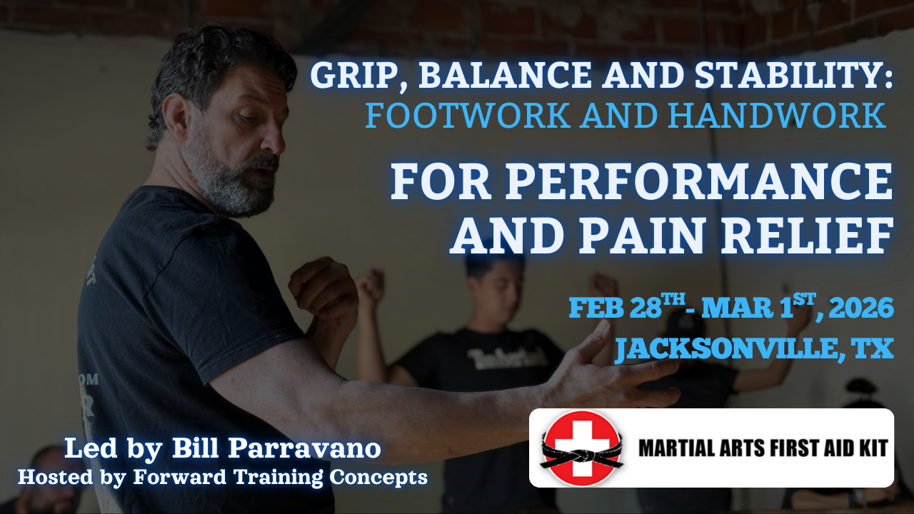 The Martial Arts First Aid Kit presents: Grip, Balance, Stability: Handwork + Footwork for Performance and Pain Relief
