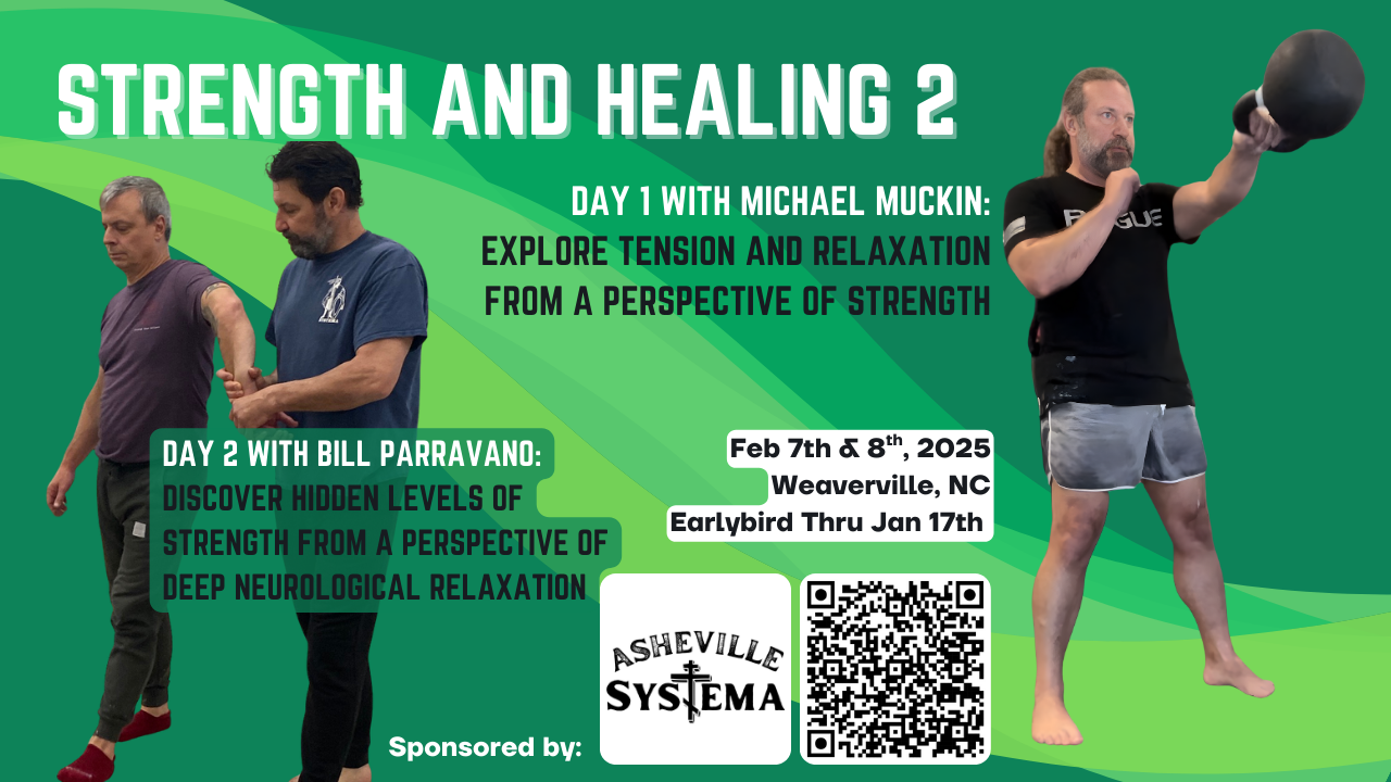 Strength and Healing 2 - with Michael Muckin and Bill Parravano (Kettlebells and Systema)